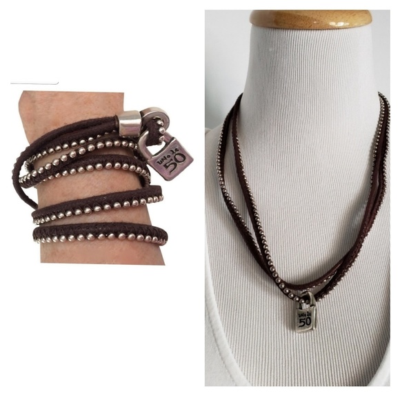 UNO de 50 Jewelry - Uno De 50 Unisex Wrap Bracelet/Necklace